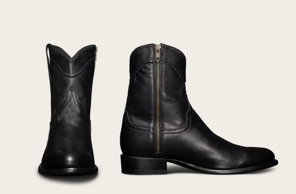 Goodfellow Dress Shoes 10014-MID MEN'S TECOVAS The Dean Midnight Cowhide Western Zip Boot