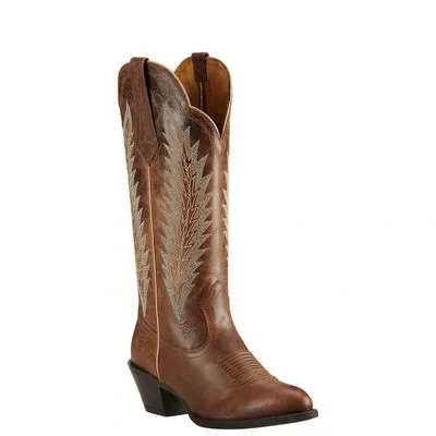 10018605 Women's Ariat Boots Desert Sky Sassy Brown Platform Heels Boots