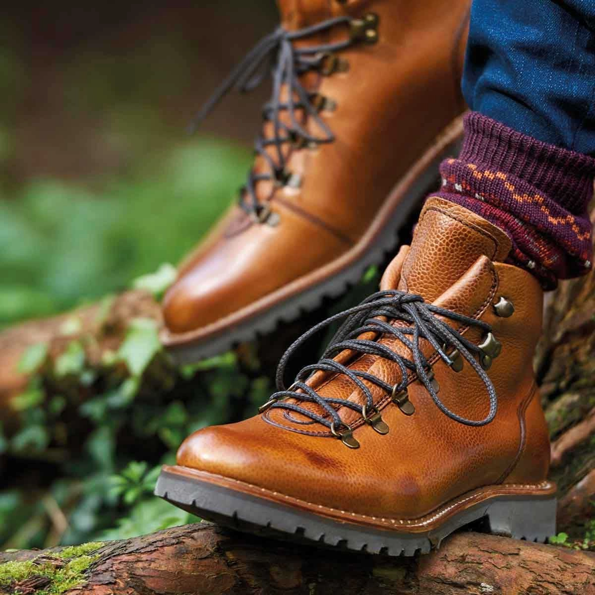 40% OFF BARKER Glencoe Boots - Mens Hiking - Cherry Grain - Size: UK 12 Summer Hiking Boots Waterproof
