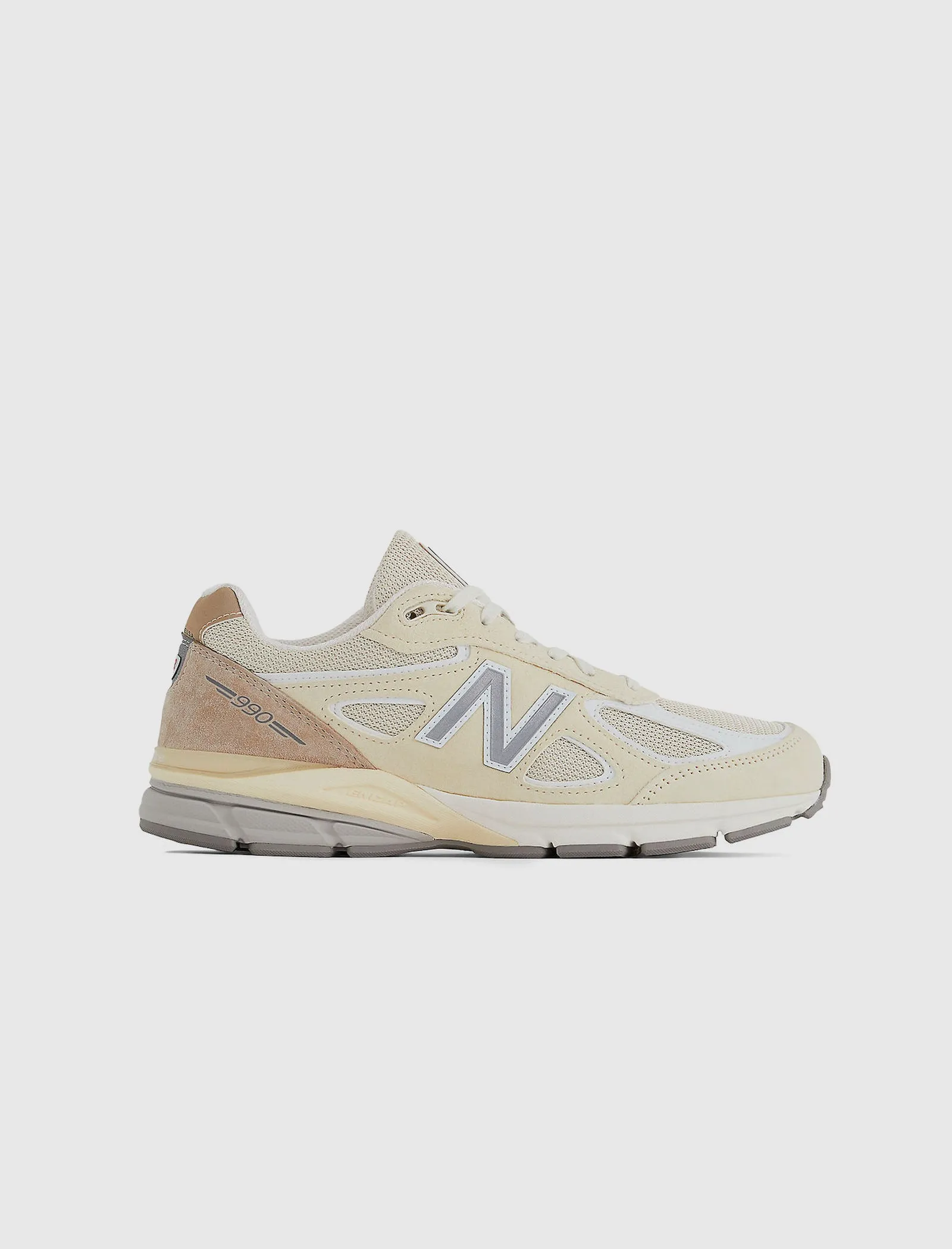 990 V4 MADE IN USA "CREAM" Mens New Balance Sneakers