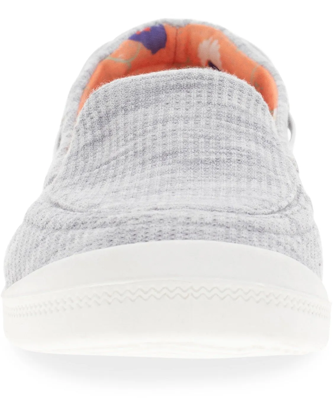 Shoes To Wear With Casual Dress Active Boat Slip On Jersey Womens Cotton Gray 21296938B