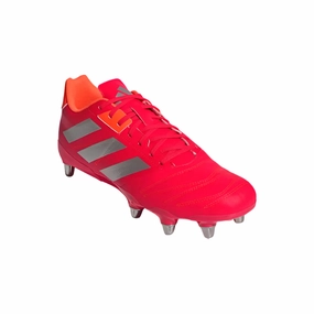 Adidas Adults Boots Kakari Elite SG Rugby Lucid Red/Cloud White/Team Solar Orange Soccer Cleats Marcus Rashford