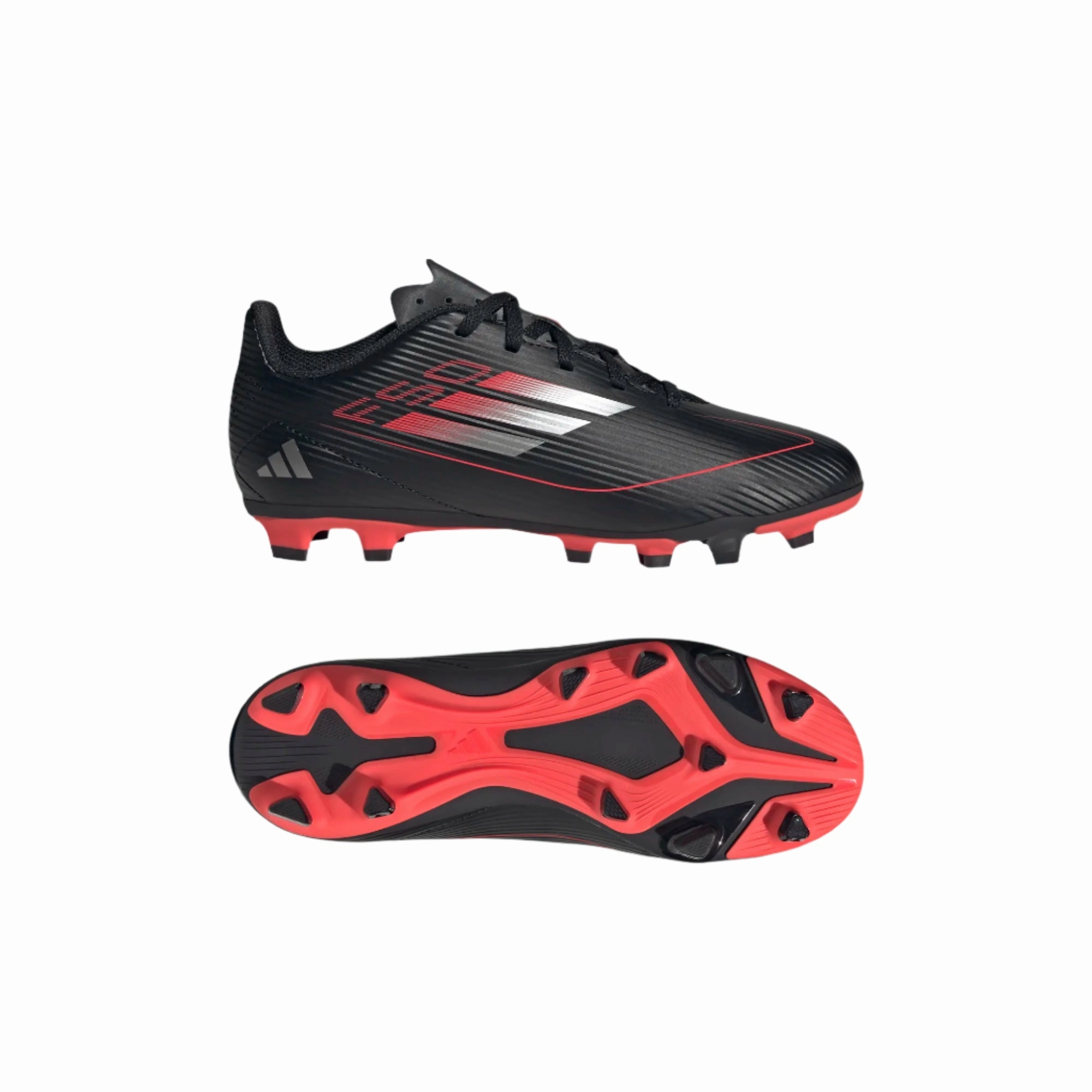Soccer Cleat Shops Near Me Adidas Junior Football Boot F50 Club FG/MG J Core Black/Iron Metallic/Lucid Red