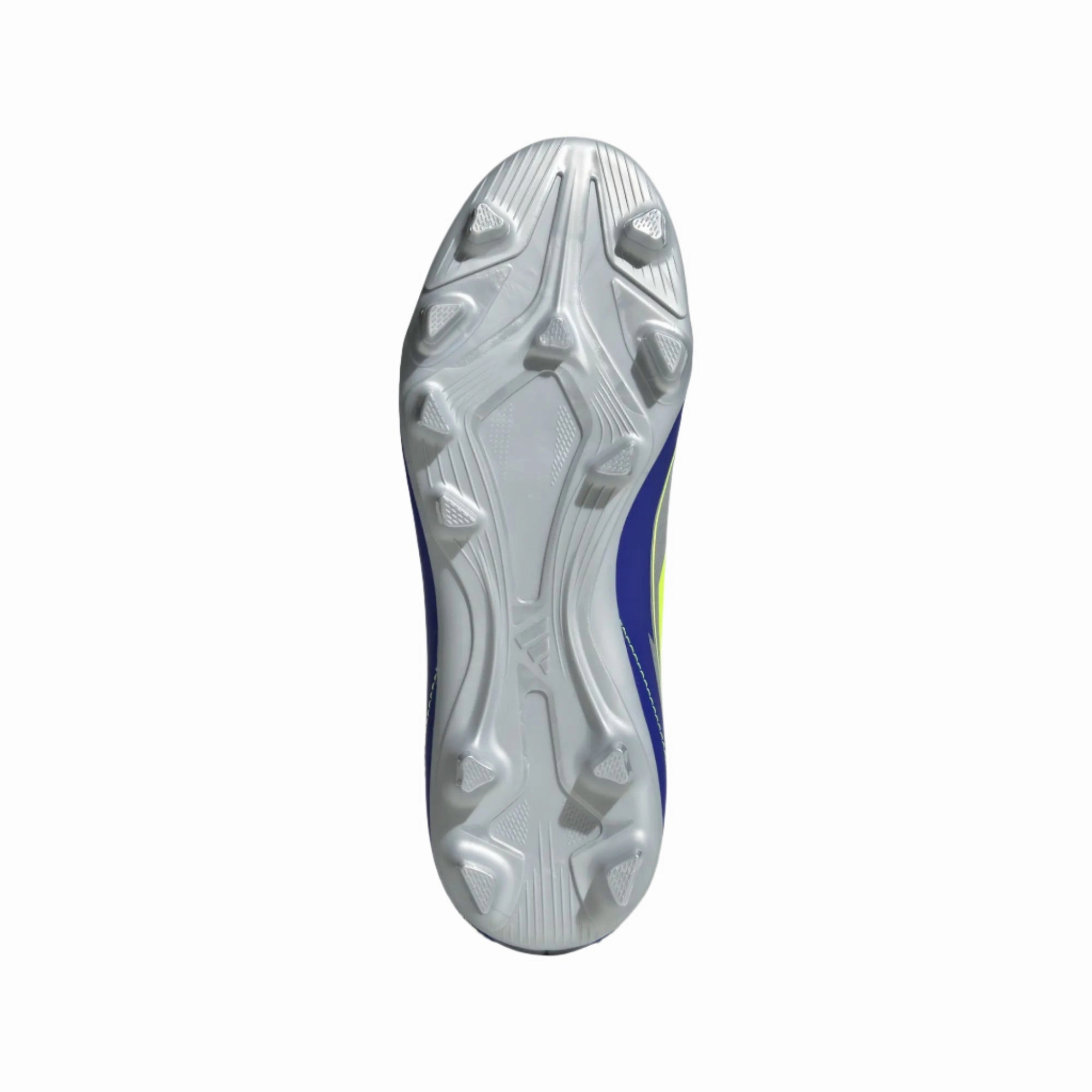 Superfly 6 Academy Mg Soccer Cleats Adidas Junior Football Boot F50 FG/MG J Messi Silver Met/Solar Yellow/Lucid Blue