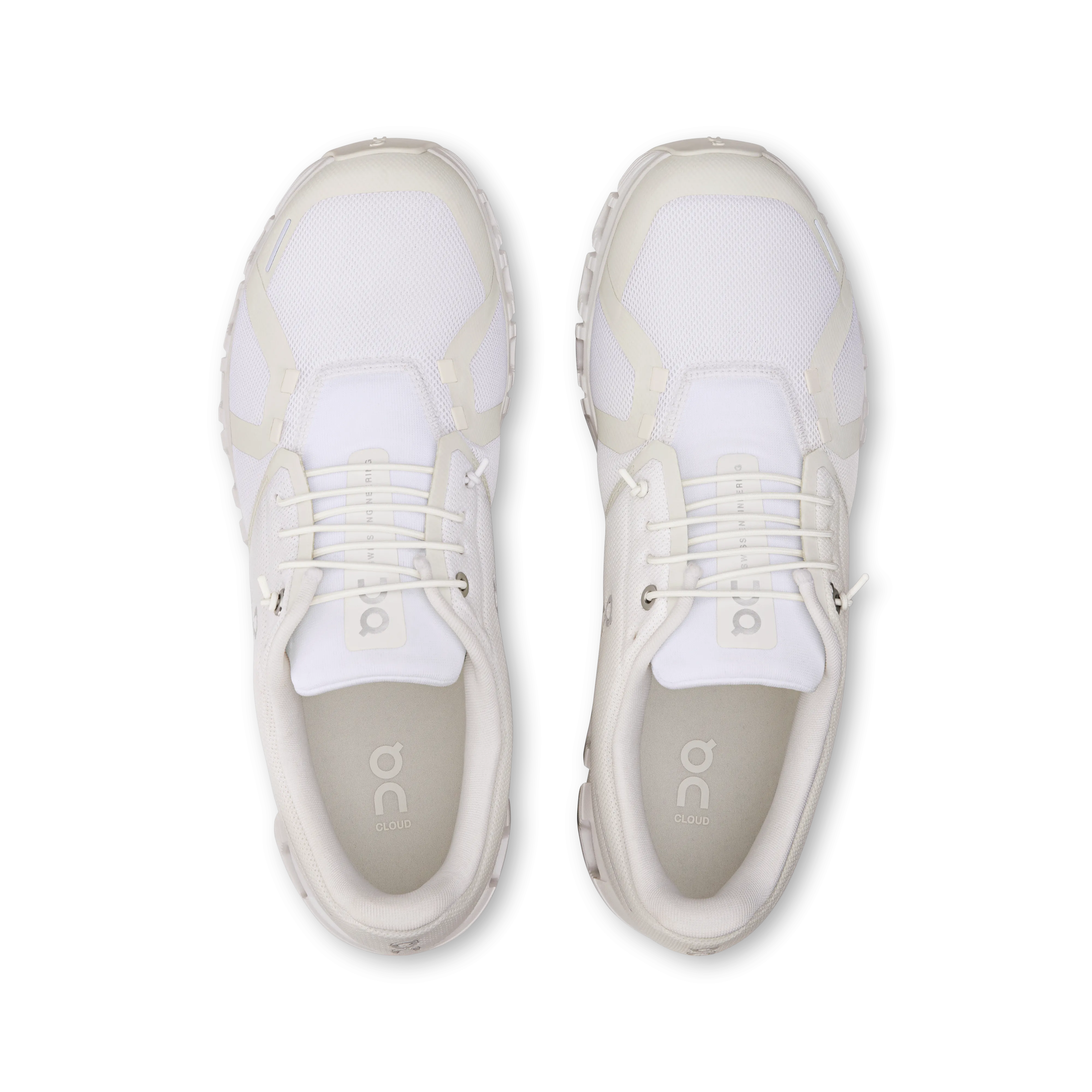 On Running Men's Cloud 6 Shoes - White / White Running Shoe Store Houston