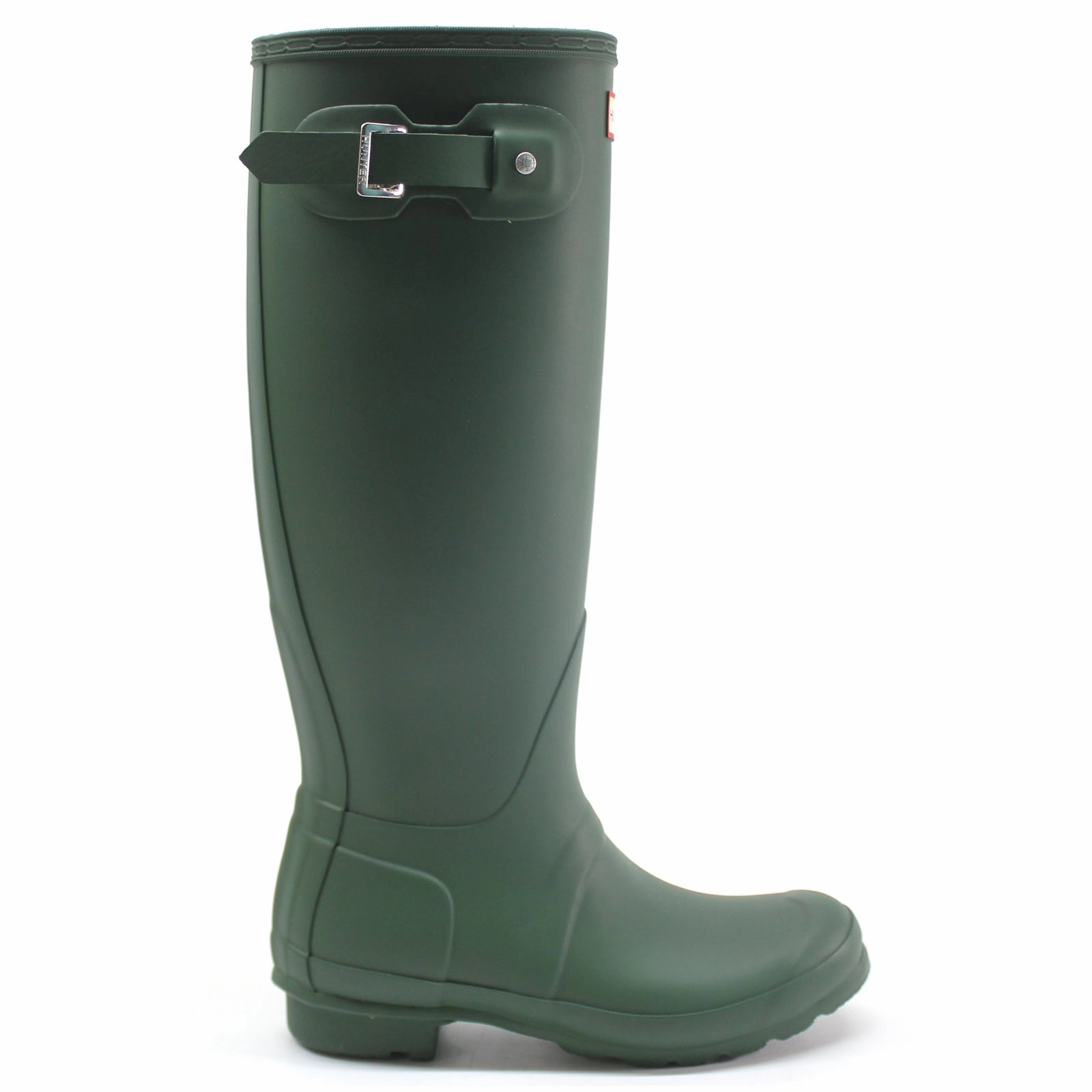 Hunter Original Tall Rubber Women's Wellingtons Green Boots Wd 40 Waterproof Shoes