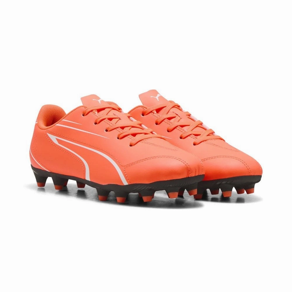 Puma Junior Football Boots Vitoria II FG/AG Glowing Red/Puma White Phantom Gx Soccer Cleat