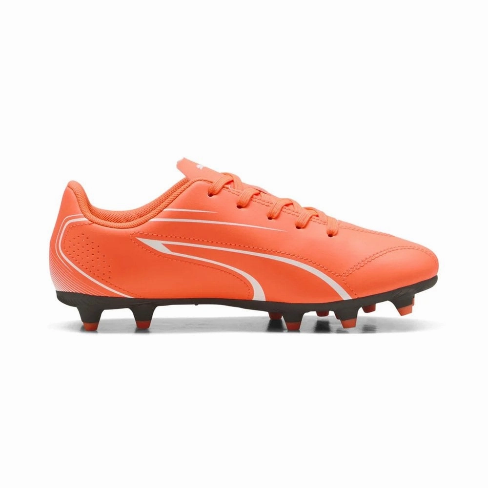 Puma Junior Football Boots Vitoria II FG/AG Glowing Red/Puma White Zero Gravity Soccer Cleats