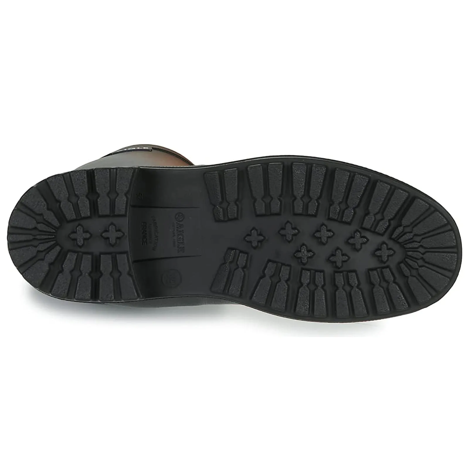 Aigle Fulfeel Rubber Women's Calf Length Noir Boots Rain Rubber Boots