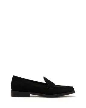Albert Loafer Black Suede Moccasin-seam Loafers