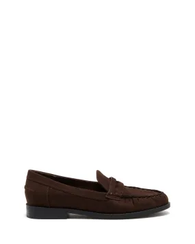 Albert Loafer Chocolate Suede Man In Loafers