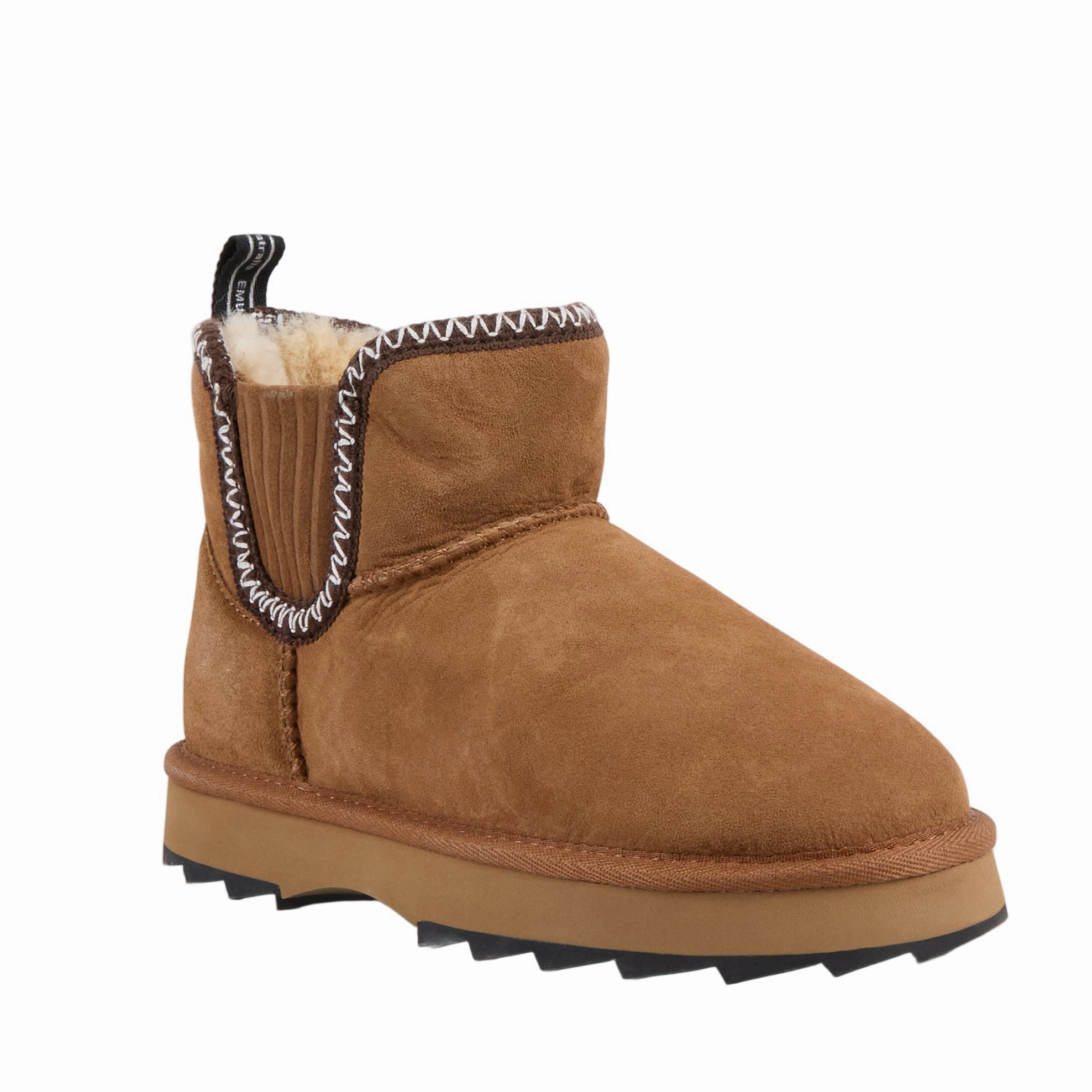 EMU Womens Boot Higgie Chestnut Cowgirl Boots With Spurs