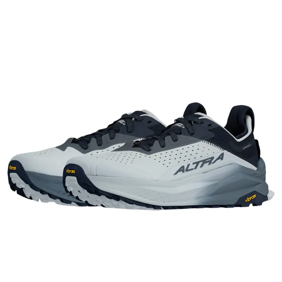 Altra Men's Olympus 6 Trail Running Shoes in Dark Blue AW25 Running Shoes For Muddy