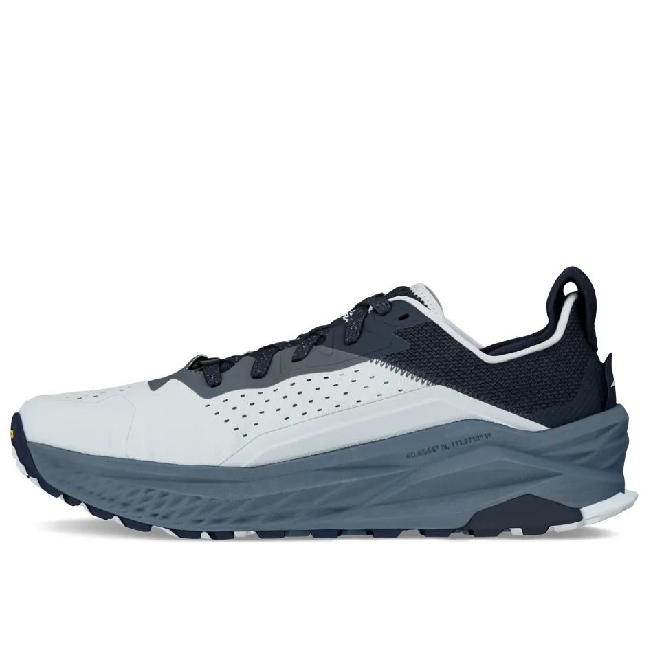 Light Trail Hiking Shoes Altra Men's Olympus 6 Trail Running Shoes in Dark Blue AW25