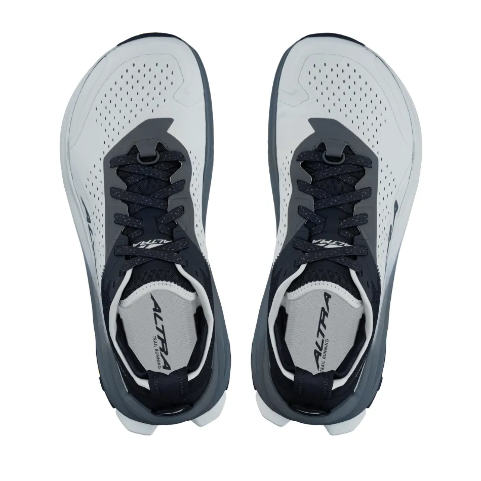 Altra Men's Olympus 6 Trail Running Shoes in Dark Blue AW25 Trail Running Shoes Drainage