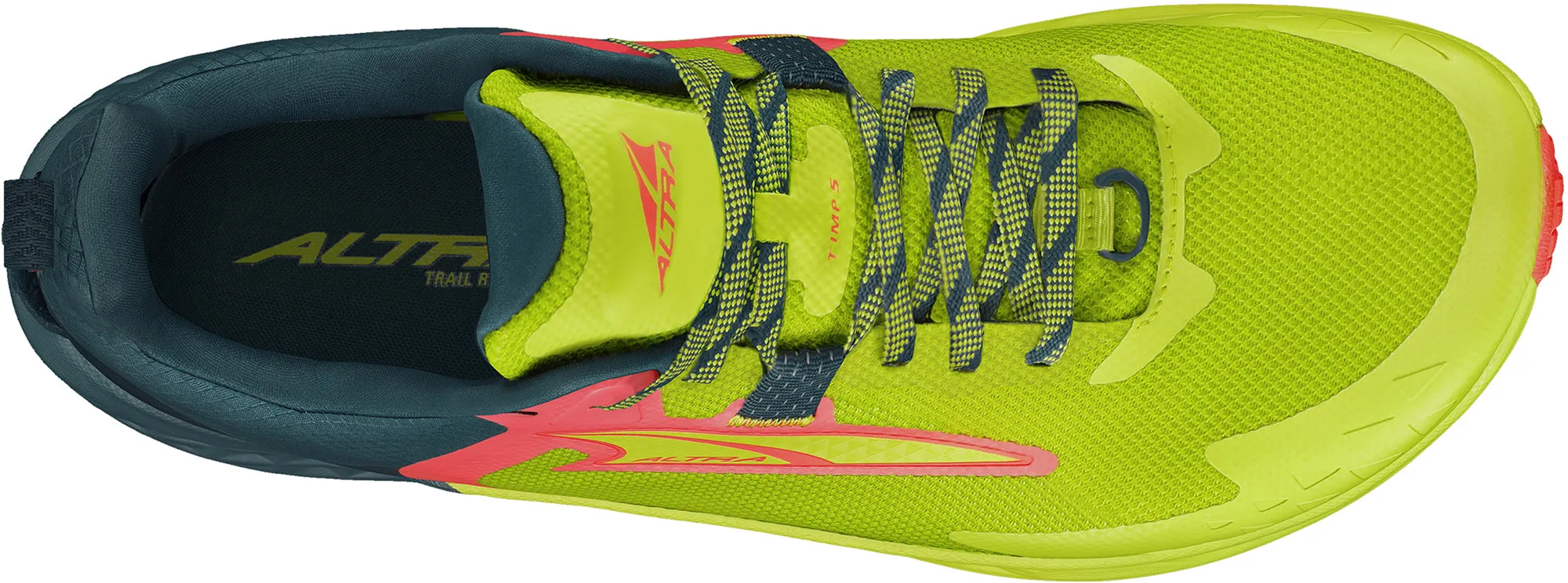 Altra Timp 5 Mens Trail Running Shoes - Green Best Trail For Cross Country