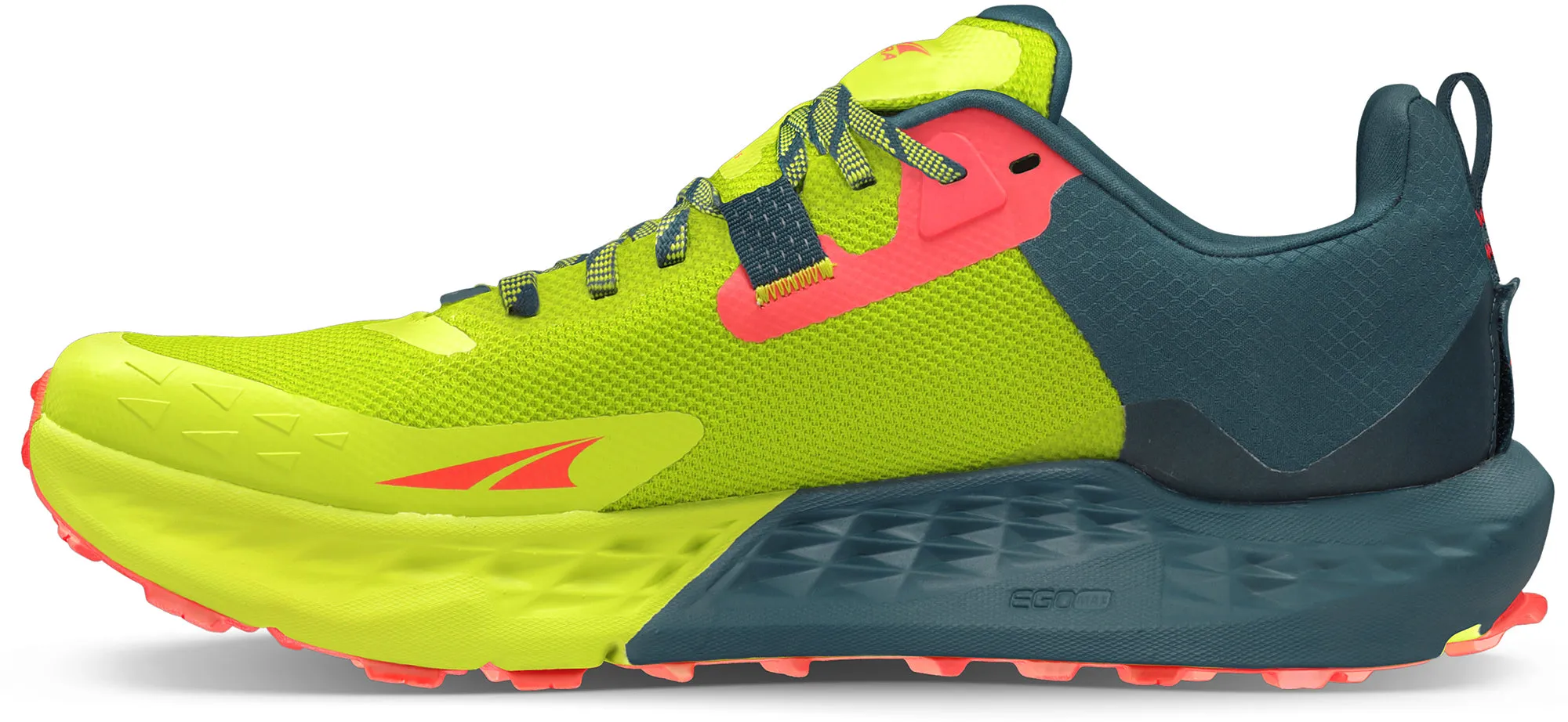 Altra Timp 5 Mens Trail Running Shoes - Green Best Cushioned Trail Running Shoes