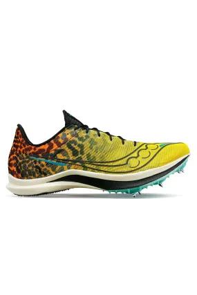 Saucony Men's Endorphin Cheetah Spikes Short Distance Running Shoes