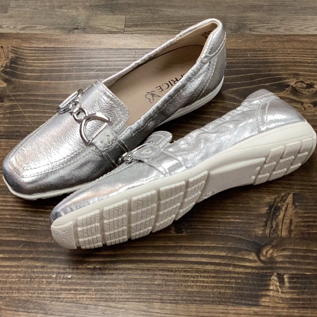 Loafers Thick Sole Caprice 9-24650-42 Silver Loafer