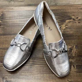 Caprice 9-24650-42 Silver Loafer Size 13 Loafers