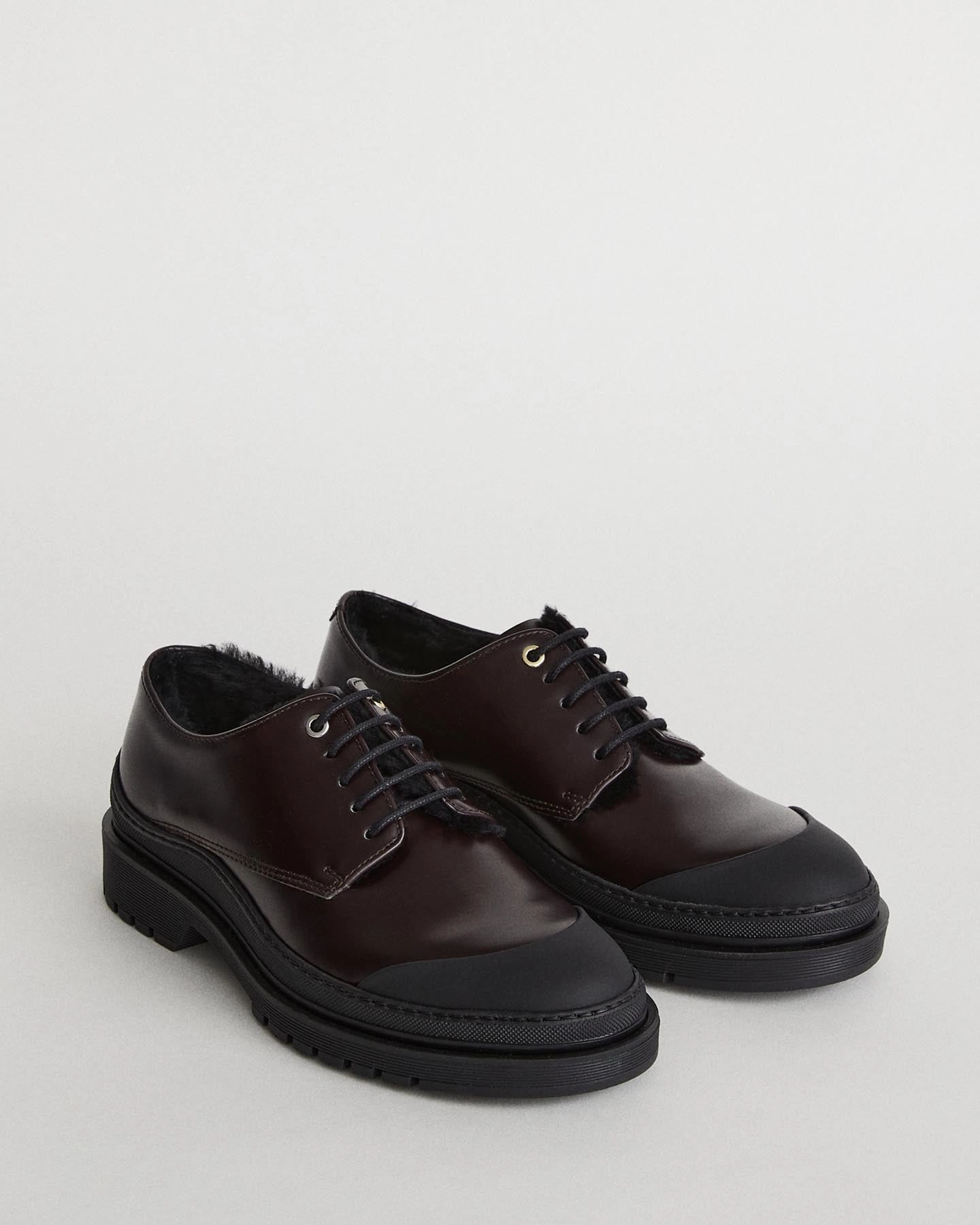 Derby Platform Shoes Wellington Women's Shearling Derby Shoe