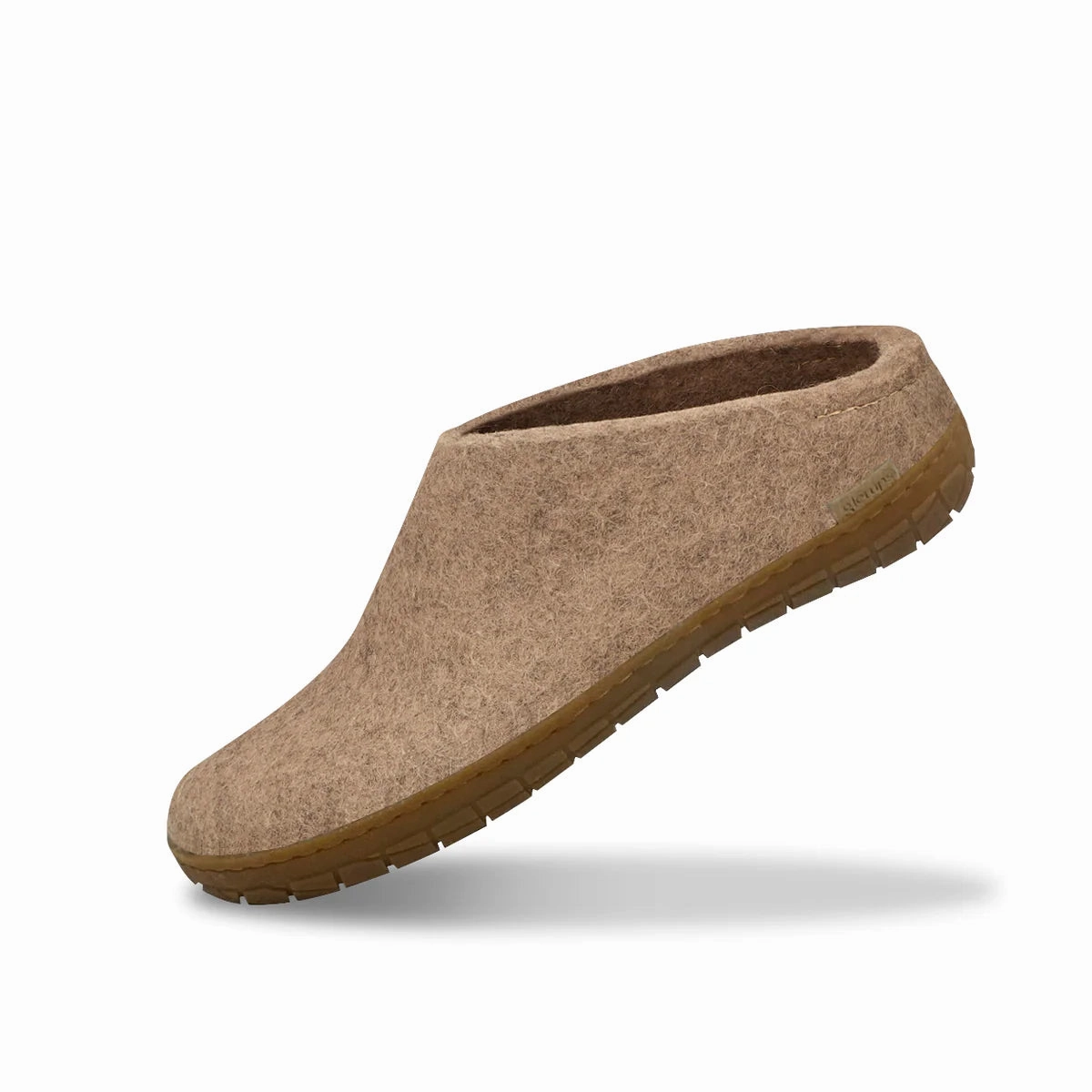 Glerups Slipper: Slip On, Sand, Honey Rubber Sole Slides And Socks