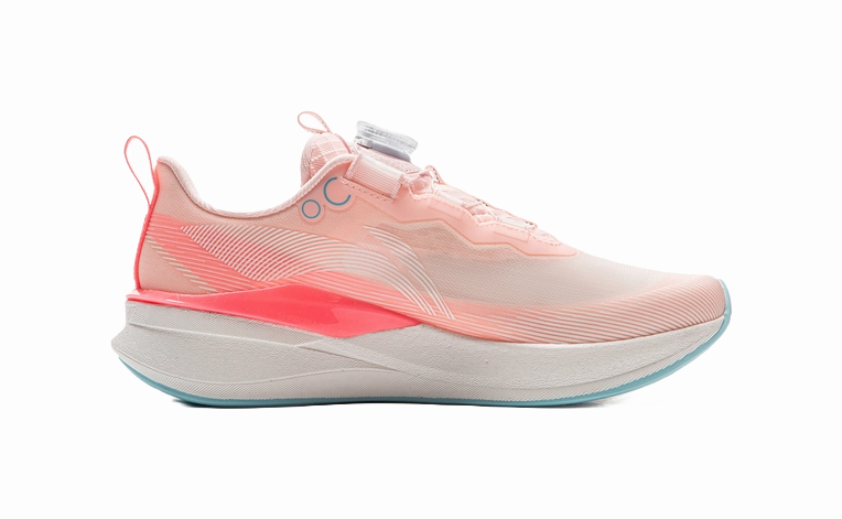 Journey Running Shoes LINING YOUNG Running Red Hare 8 PRO Anti Slip Wear Resistant Low Top Kids' Running Shoes Fluorescent Light Powder