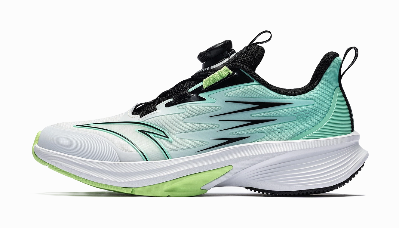 Running Shoes Clearance Antakids Lurid Wave Abrasion Resistant Rebound Breathable Lightweight Cushioning Low top Kids' Running Shoes Teenagers