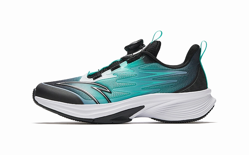 Antakids Lurid Wave Abrasion Resistant Rebound Breathable Lightweight Cushioning Low top Kids' Running Shoes Teenagers Laceless Running Shoes