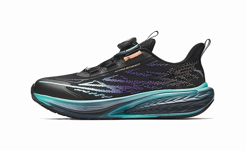 Antakids Lurid Wave Rebound Breathable Lightweight Cushioning Low Top Kids' Running Shoes Running Shoe Near Me