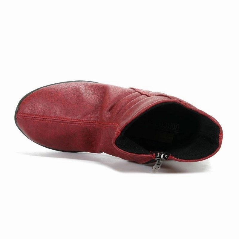 Arcopedico Women's L19 - Cherry Red Dress Shoes You Can Wear Without Socks