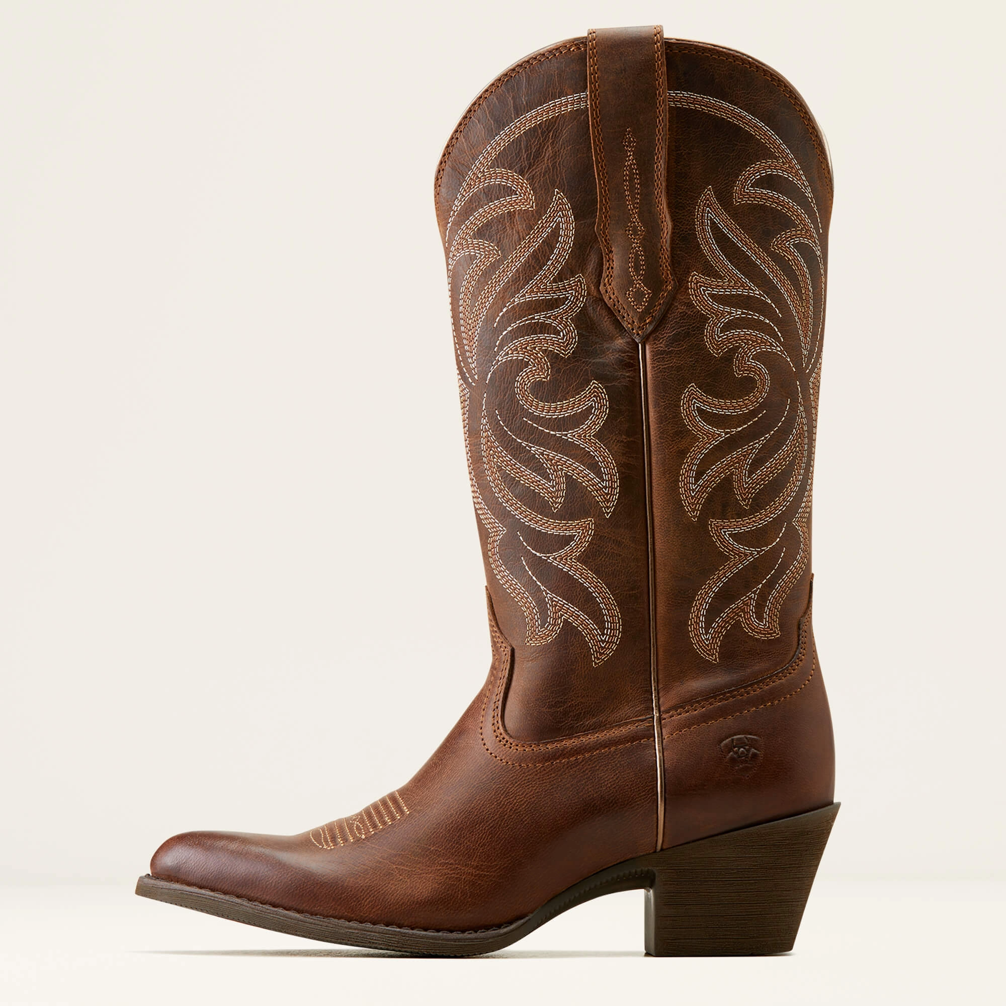 ARIAT Heritage J Toe Stretchfit Western Boots - Womens Cowgirl - Sassy Brown Japanese Work Boots