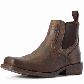 Boots On The Ground Fan ARIAT Midtown Rambler Boots - Mens - Stone