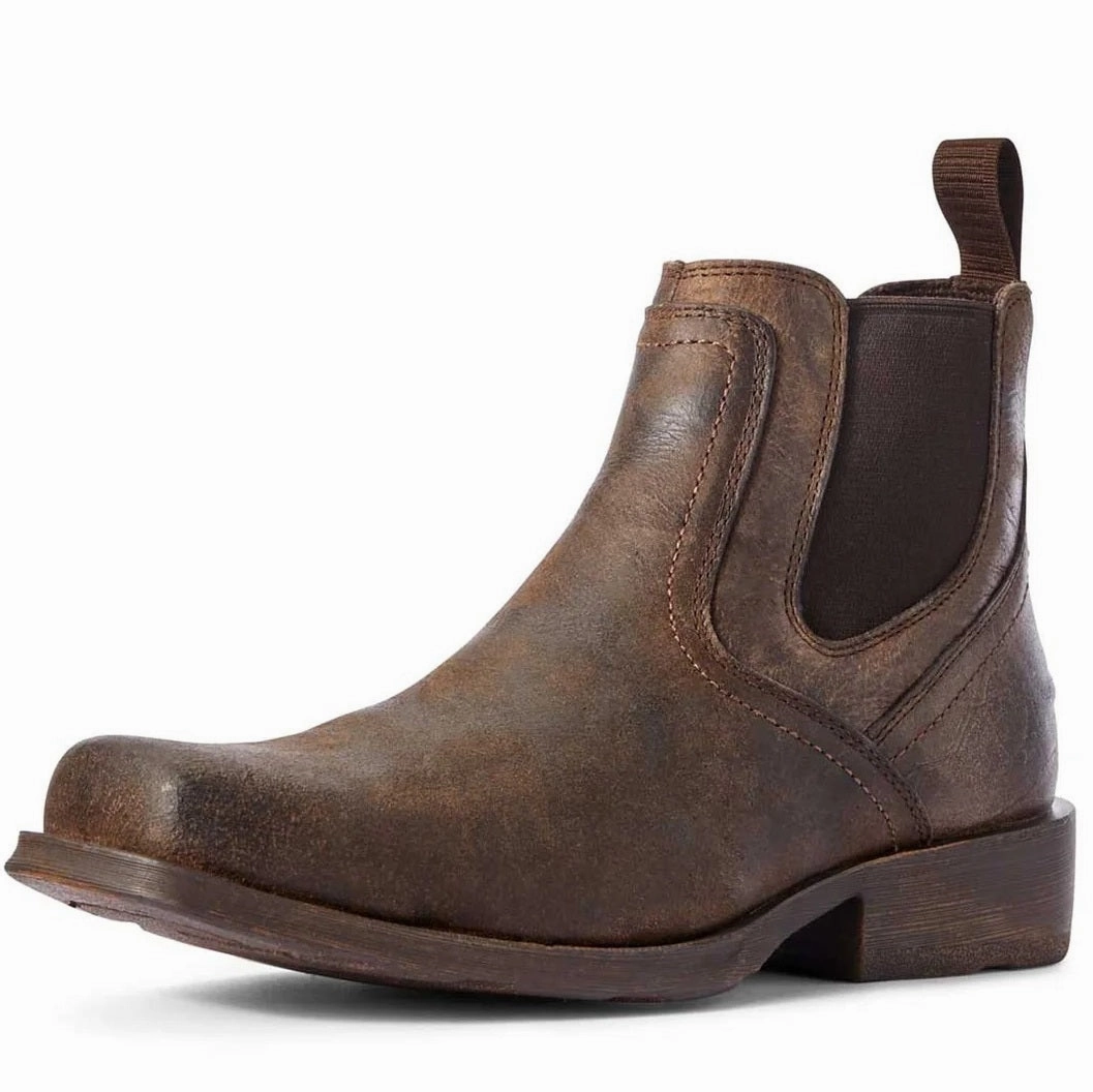 Tony Lama Ostrich Boots ARIAT Midtown Rambler Boots - Mens - Stone