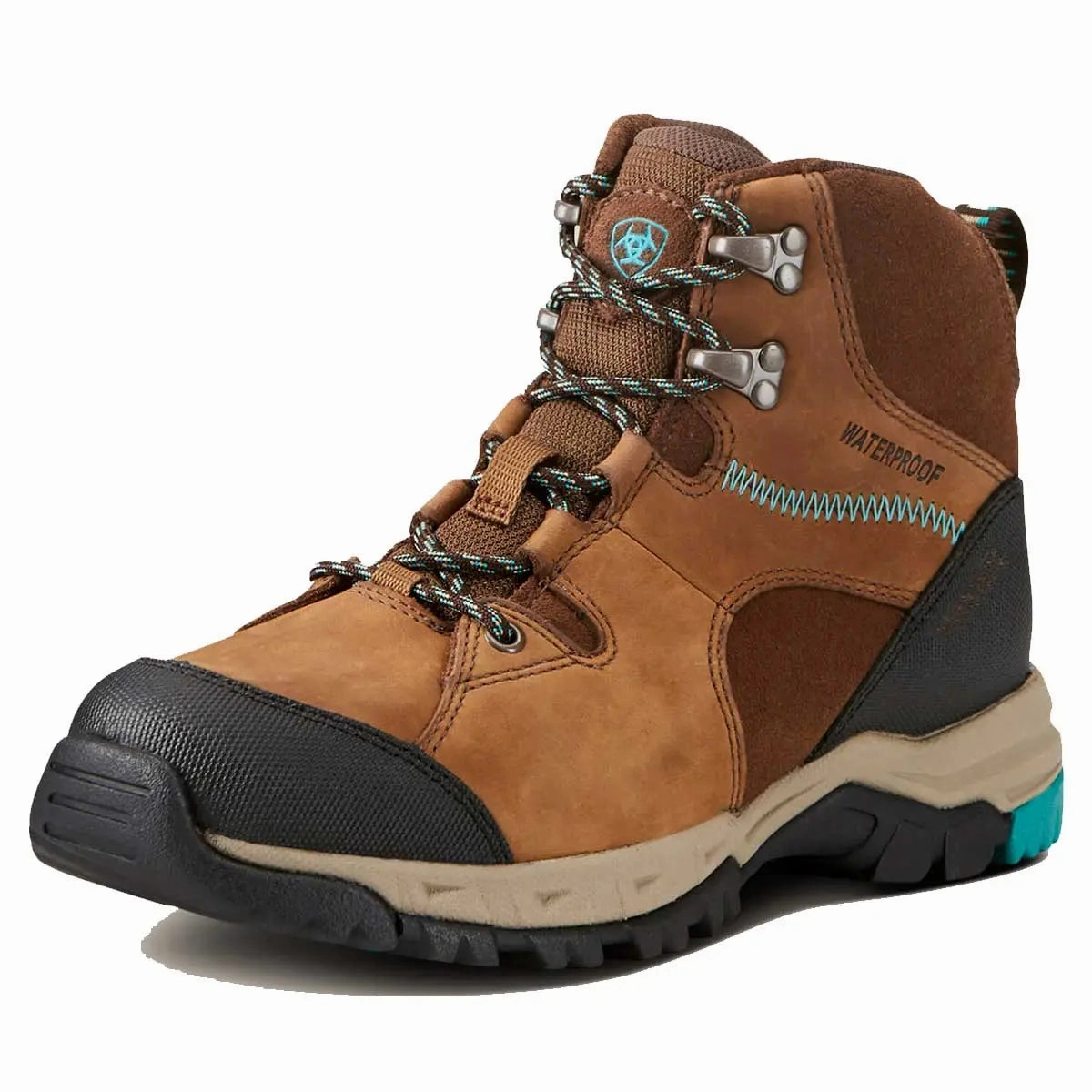 Waterproof Mtb Flat Shoes ARIAT Skyline Mid H20 Waterproof Boots - Womens - Distressed Brown