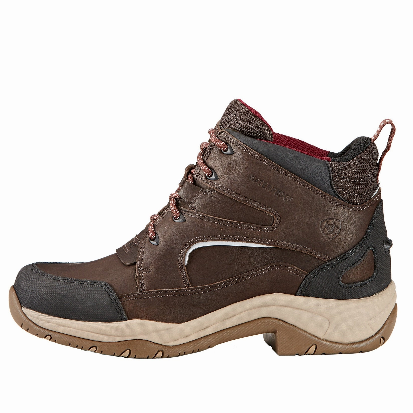 Mens Dress Boots ARIAT Telluride II Boots - Womens Waterproof H20 - Dark Brown