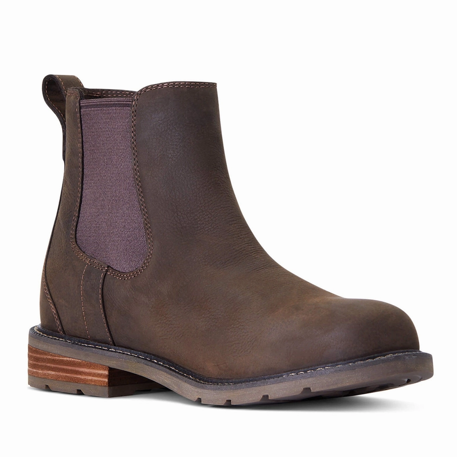 Best Hiking ARIAT Wexford Waterproof Chelsea Boots - Mens - Java