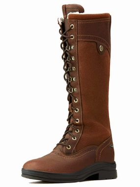 ARIAT Wythburn Tall Boots - Womens Waterproof Insulated - Dark Brown Waterproof Spray For Shoes