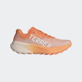adidas Terrex Agravic Flow 3 | Amber Tint / Crystal White / Putty Mauve | Womens City Trail Running Shoes