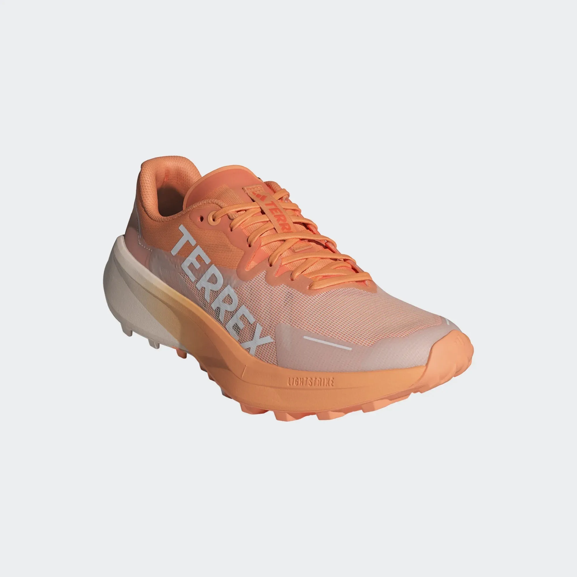 adidas Terrex Agravic Flow 3 | Amber Tint / Crystal White / Putty Mauve | Womens Running Shoes For Street And Trail