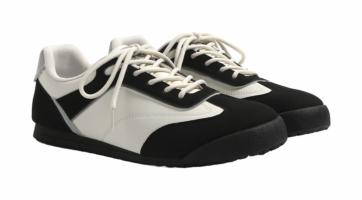 HUANQIU Slip Resistant, Abrasion Resistant, Lightweight Low top Casual Shoes Men's Round Flat Shoes