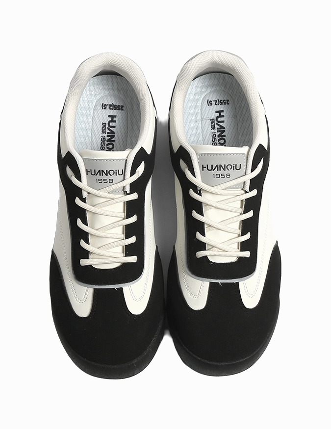 Flat Shoes For Work HUANQIU Slip Resistant, Abrasion Resistant, Lightweight Low top Casual Shoes Men's