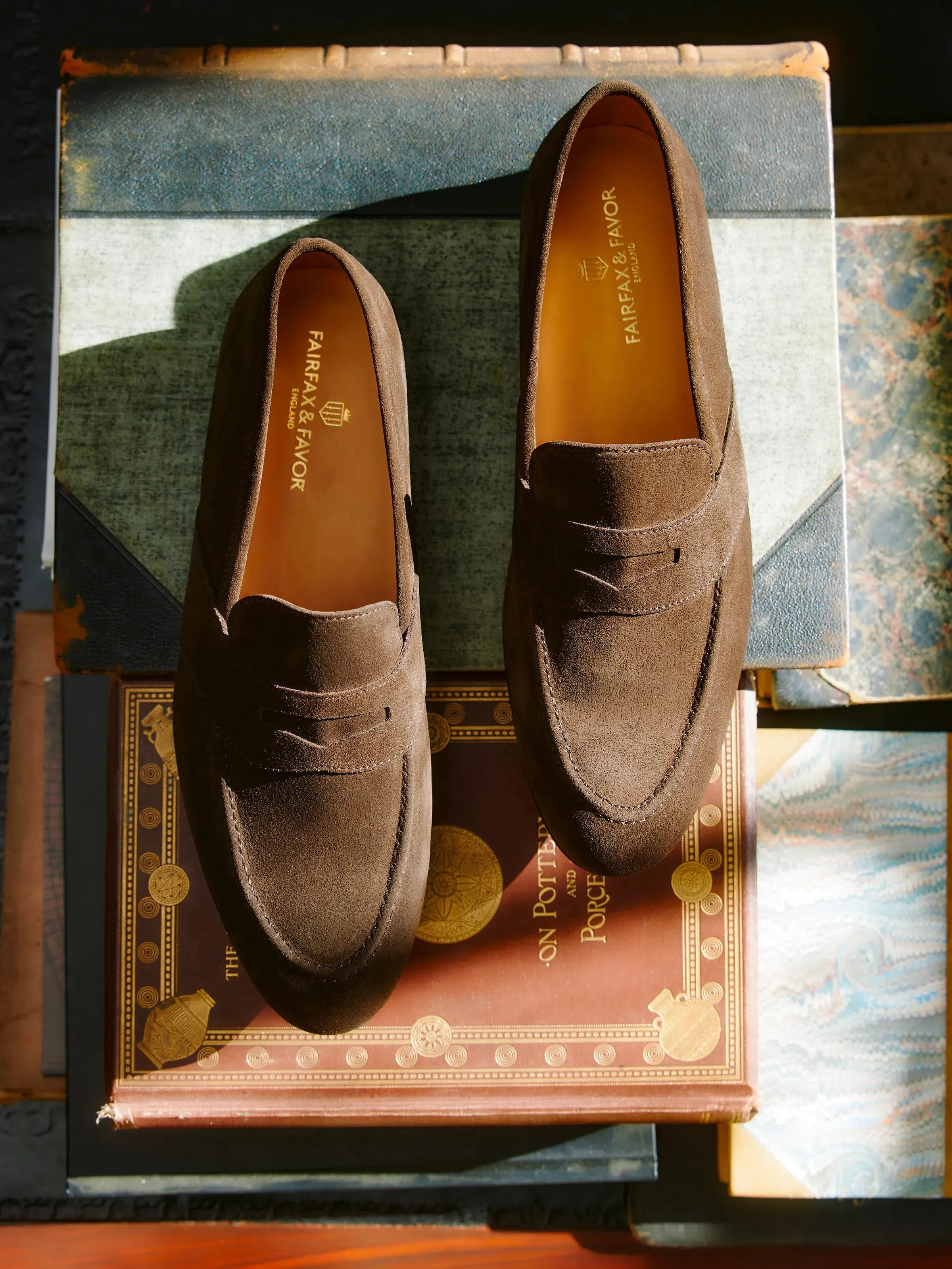 Best Socks With Loafers Balmoral - Chocolate Suede