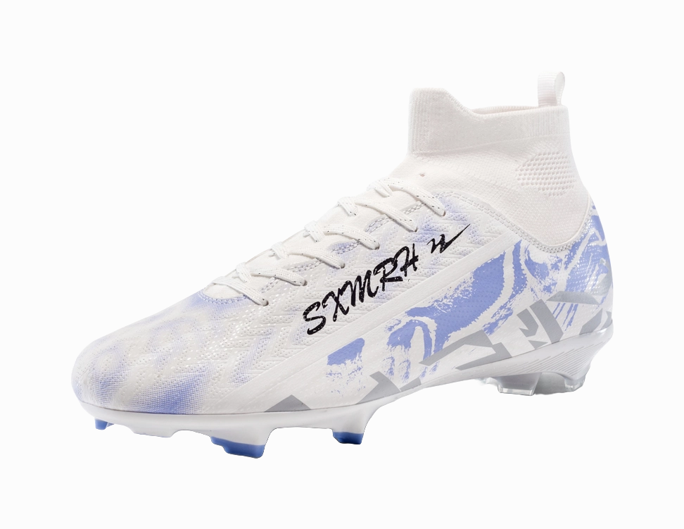 Binary FG Soccer Cleats - Firm Ground Football Boots with Cushioning Lightweight & Abrasion Resistant Unisex White Safari Soccer Cleats