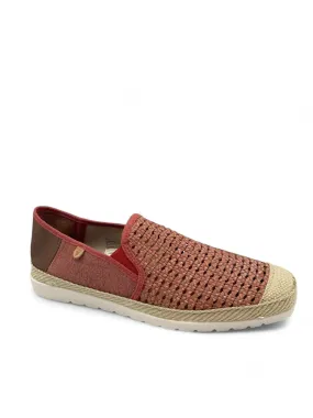 Blade Woven Leather Espadrilles Wide Fit Tie Up Espadrilles