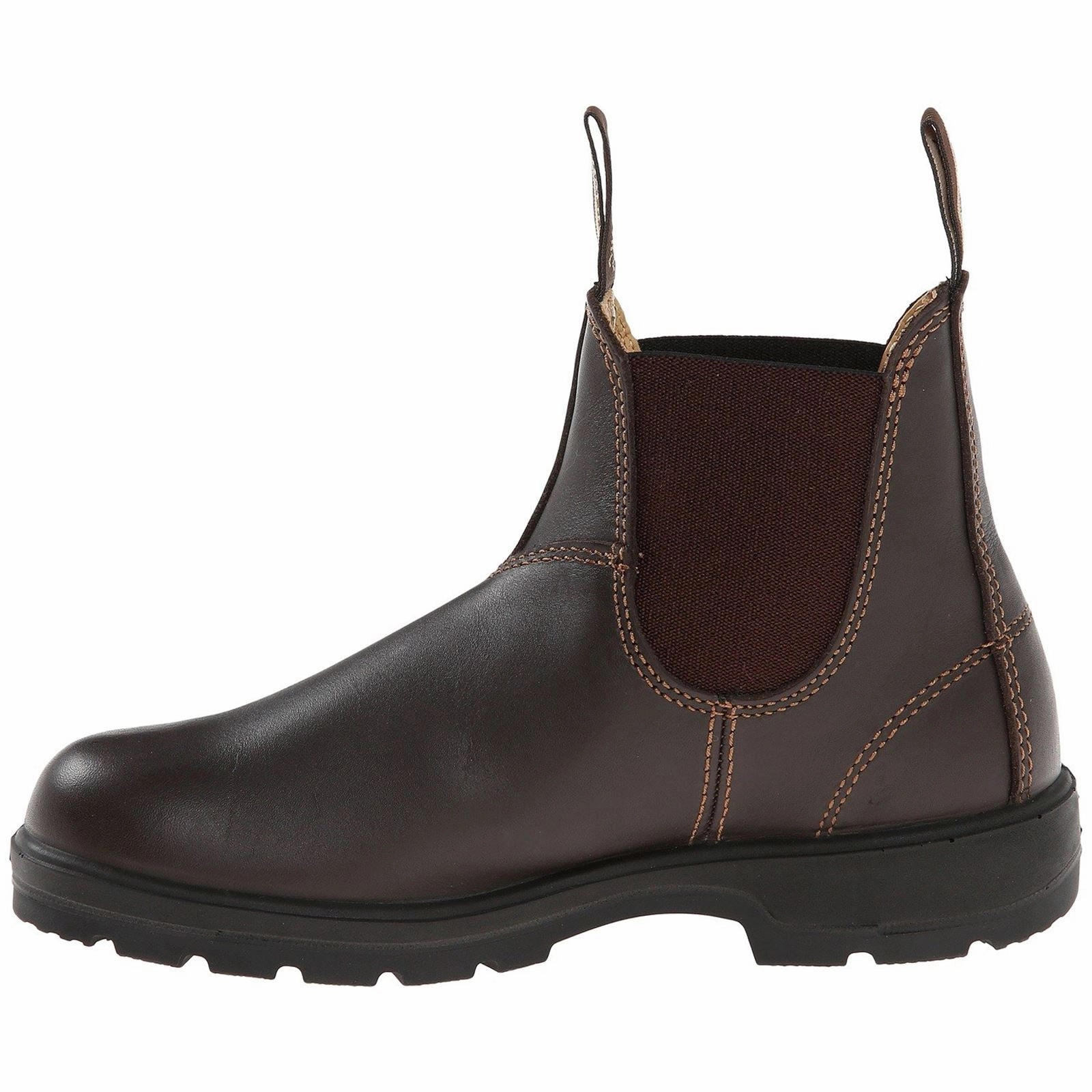 Blundstone 550 Leather Unisex Chelsea Walnut Brown Boots Extreme Chunky Sole Calf High Chelsea Boots