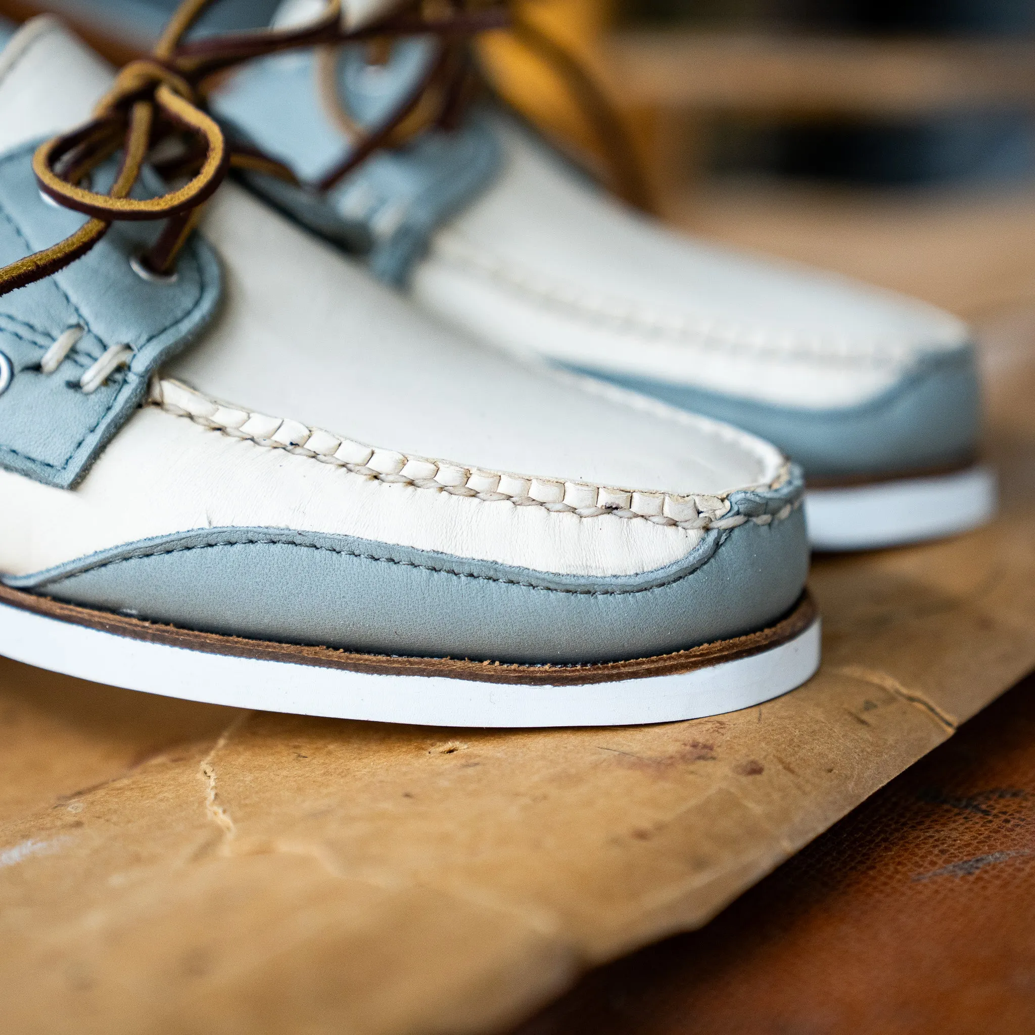 Boothbay Boat Shoe - Lava Boheme/Parchment Cotswold Casual Driving Shoes