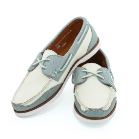 Boothbay Boat Shoe - Lava Boheme/Parchment Cotswold Designer Casual Shoes Uk