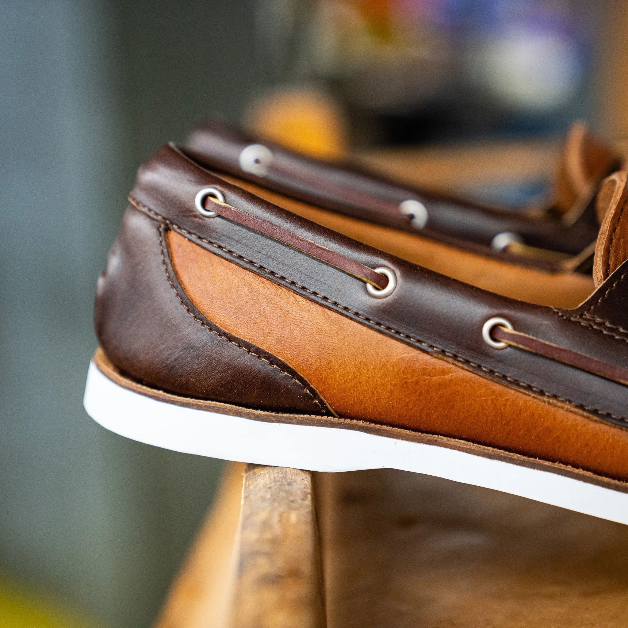 Casual Shoes To Wear With Suits Boothbay Boat Shoe - Walnut Brenta/Heritage Brown