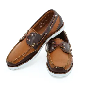 Casual And Comfortable Shoes Boothbay Boat Shoe - Walnut Brenta/Heritage Brown
